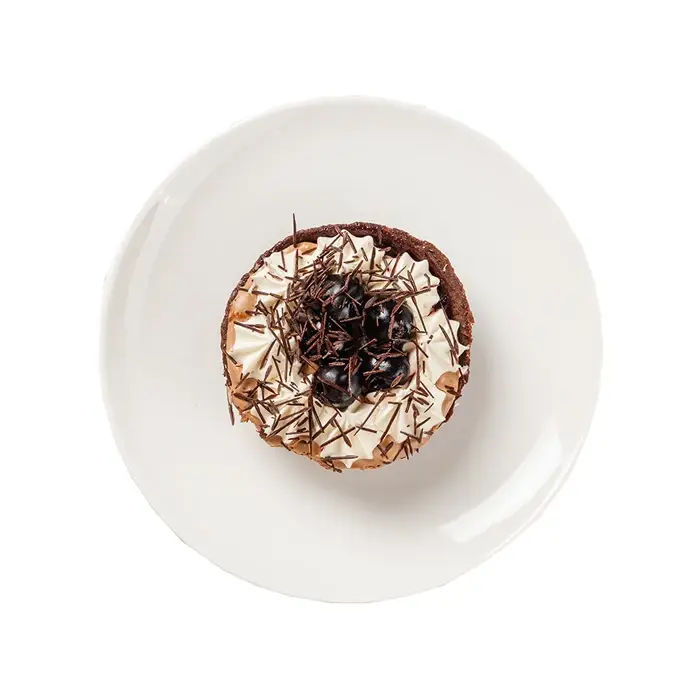 Тарталетки шоколадные с вишней Dessert FANTASY, 9 порций, 1,08 кг