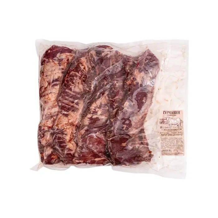 Говядина, стейк из диафрагмы Inside Skirt 121 D "Гурманин" 0,7 кг*17 (Россия)