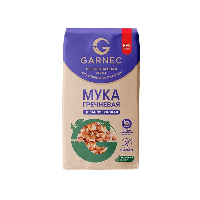 Мука гречневая без глютена Garnec, 0,5 кг