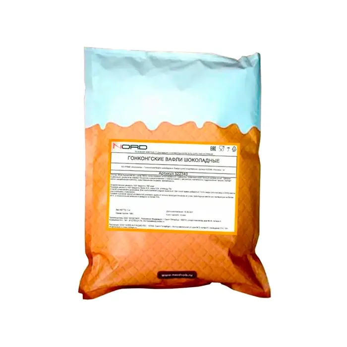 Смесь сухая кондитерская Вафли Гонконгские шоколадные Nd Prime Bachenmix, 1 кг