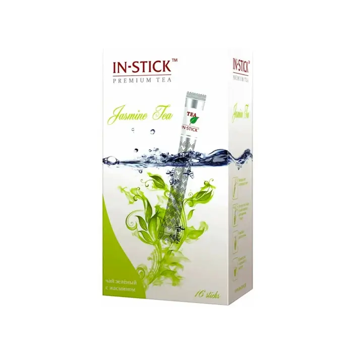 Чай китайский зеленый с жасмином, 16 стиков по 2 г