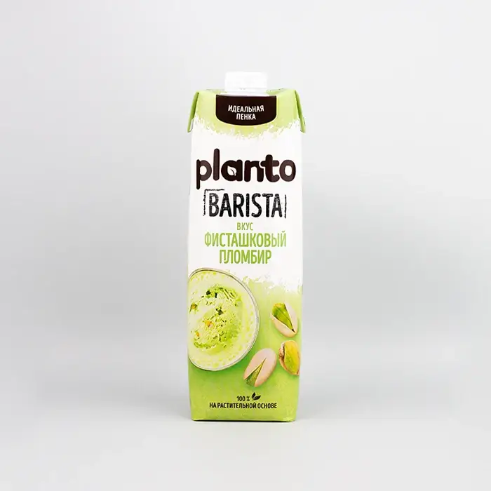 Напиток соевый с фисташкой и кешью, со вкусом фисташкового пломбира Barista Planto, 1 л
