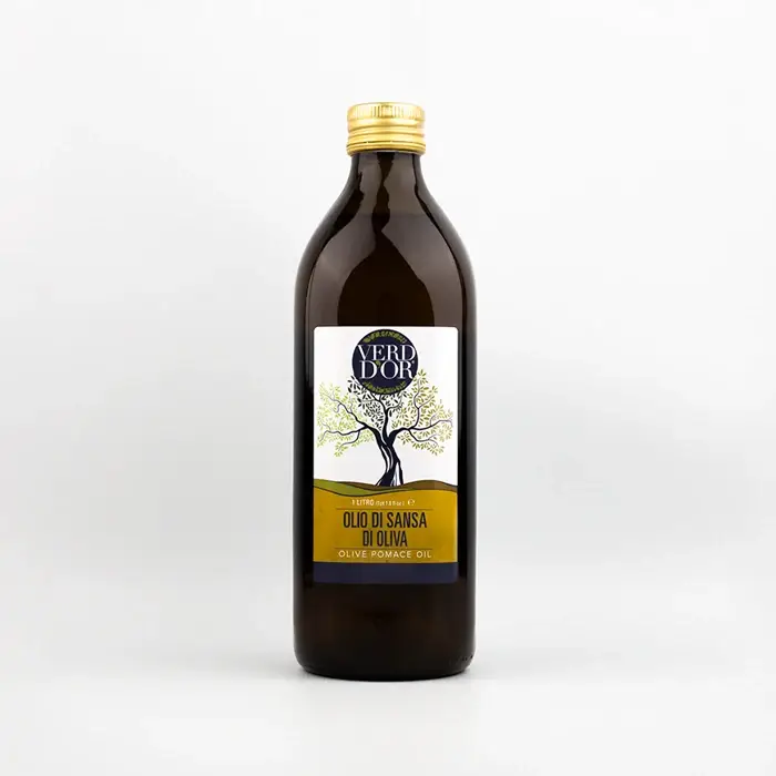 Масло оливковое Pomace Verd D’or, стеклянная бутылка, 1 л