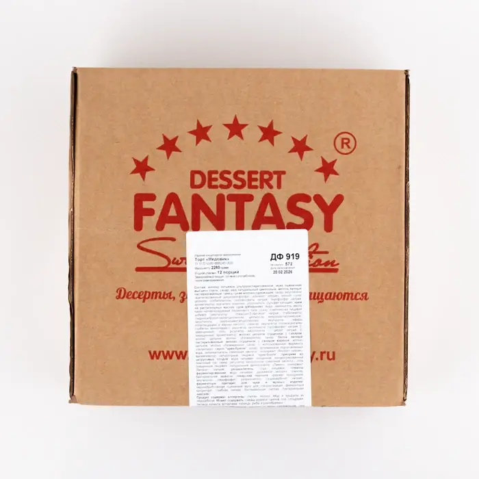 Торт Медовик Dessert FANTASY, 12 порций, 2,24 кг