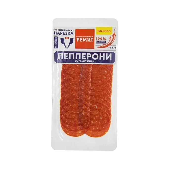 Колбаса сырокопченая пепперони "Ремит" 90 гр
