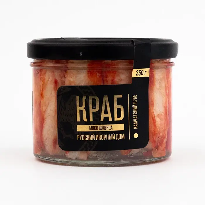 Мясо краба (коленце) Камчатский краб "Русский Икорный Дом", 250 гр