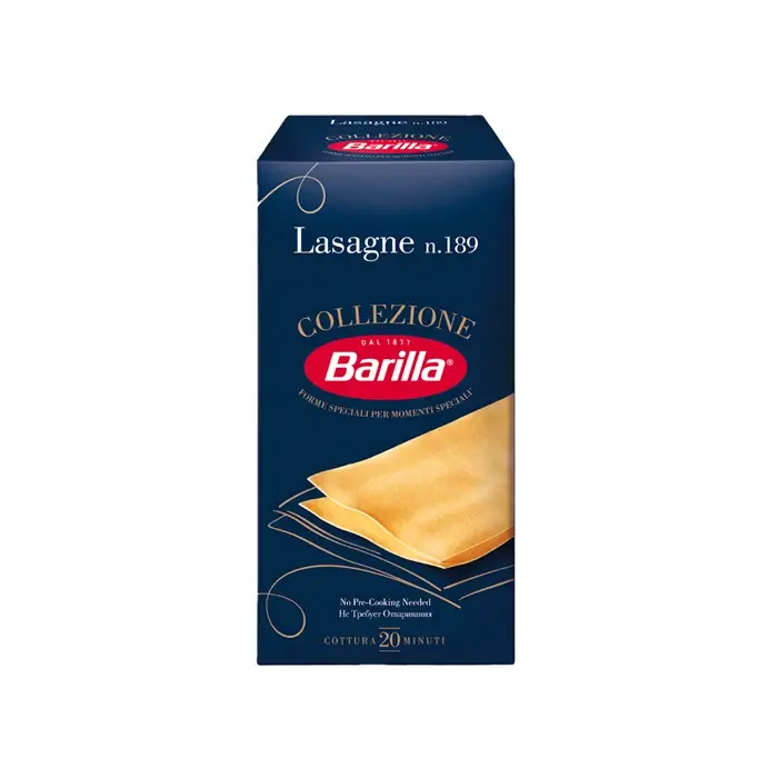 Макаронные изделия Barilla Lasagne n. 189 из твердых сортов пшеницы, 500