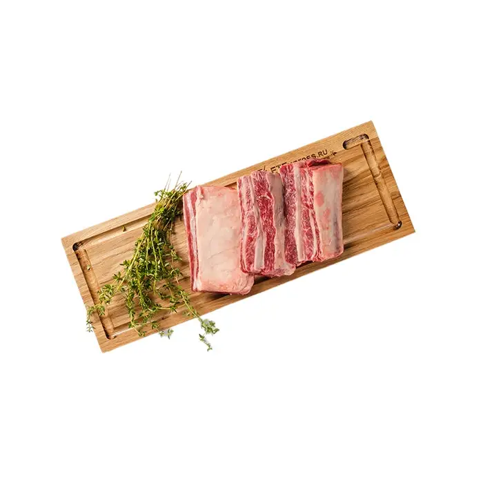 Мраморная говядина, ребра для гриля Short Ribs 123А «Праймбиф», 1–1,8 кг