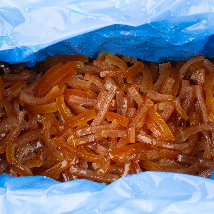 Цукаты, цедра апельсина полоски "Cesarin", 4 кг