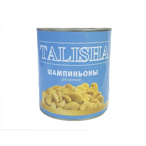 Шампиньоны резаные "Talisha" (Китай),  2,84 кг