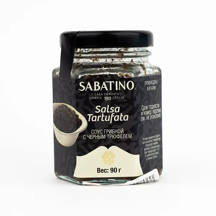 Соус грибной с черным трюфелем Sabatino Italia S.r.l., 90 г
