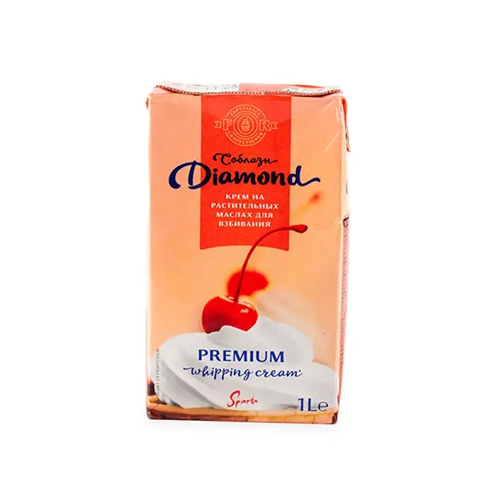Крем на растительных маслах для взбивания 26%, 1 л