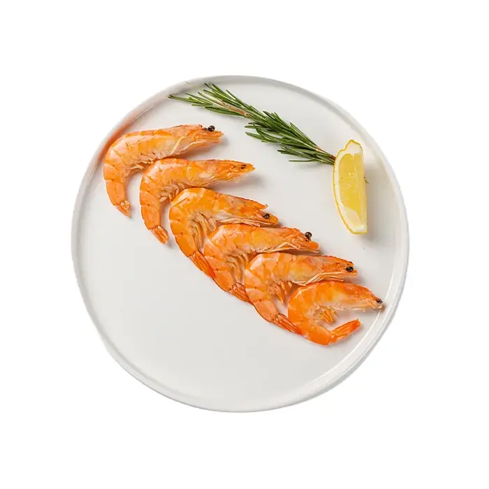 Креветки варено-мороженые с головой в панцире 40/60 XXL, 5 кг