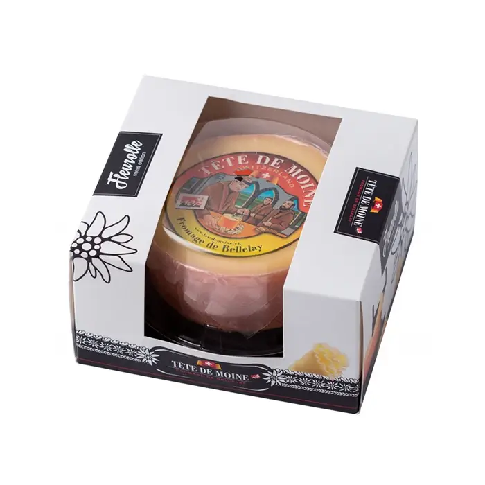 Сыр выдержанный Тет де Муан, 51%, подарочный комплект с ножом, 400 гр