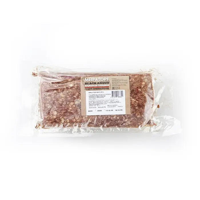 Говядина, фарш 80/20 Black Angus «Мираторг», 2 кг