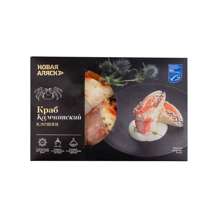Мясо большой клешни на 2-х когтях Камчатский краб, 200 гр