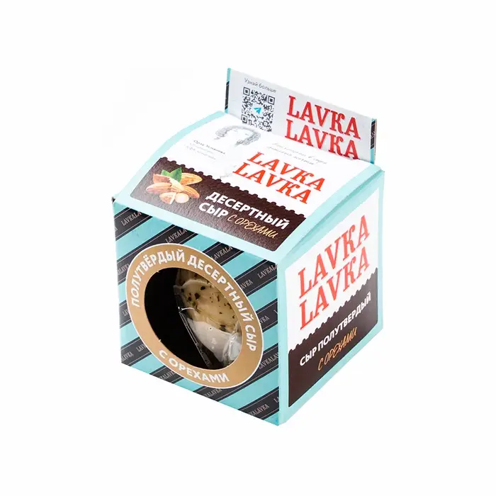 Сыр полутвердый с орехами 50% LavkaLavka, 90 г