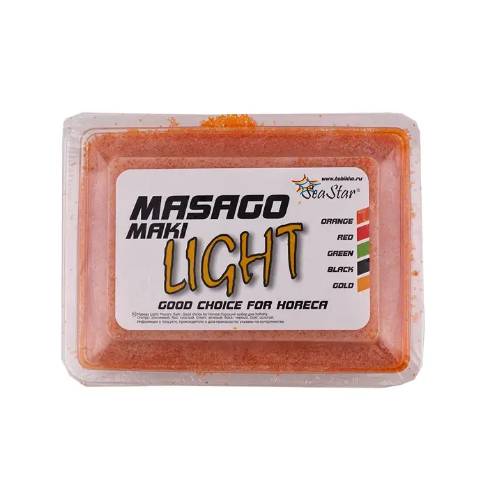 Икра мойвы оранжевая "Масаго Маки Лайт", 500 г