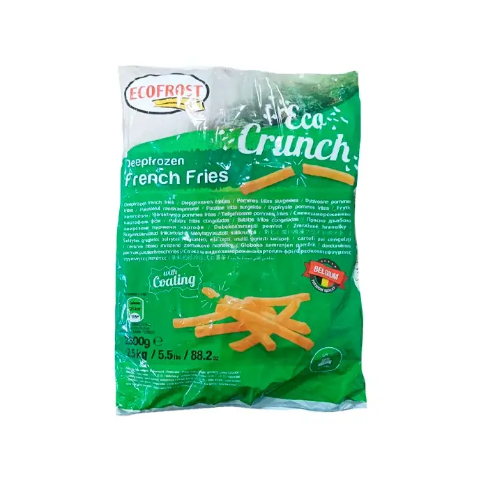Картофель фри 9х9 мм хрустящий "Ecofrost", 2,5 кг