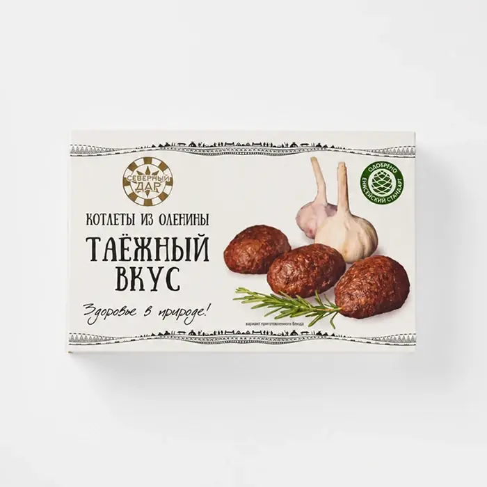 Котлеты из оленины Таежный вкус «Северный дар», 540 г