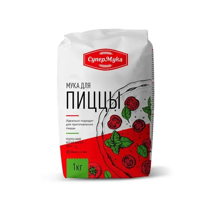 Мука из мягких сортов пшеницы для пиццы, 1 кг