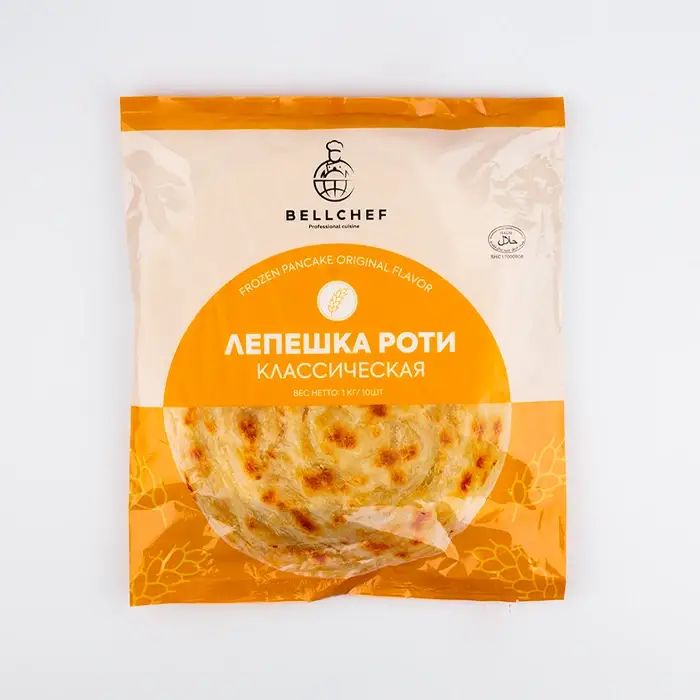 Лепешка Roti классическая Bellchef, 10 шт в 1 упаковке