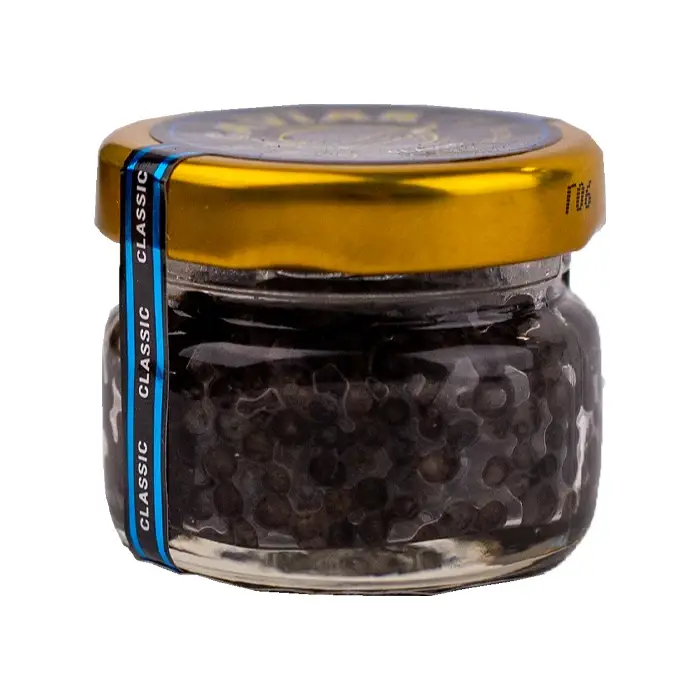 Икра осетровых зернистая чёрная "Классик", 20 г