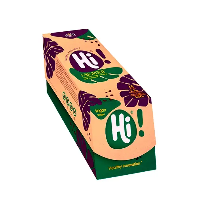 Котлеты растительные для бургера замороженные EFKO FOOD, 9 шт по 130 г