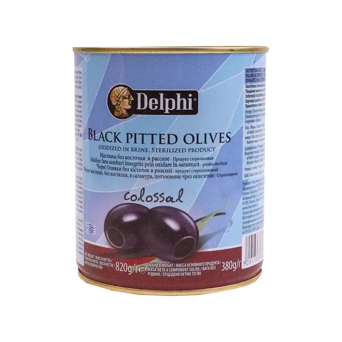 Маслины гигант без косточки Colossal "Delphi" (Греция), 820 грамм