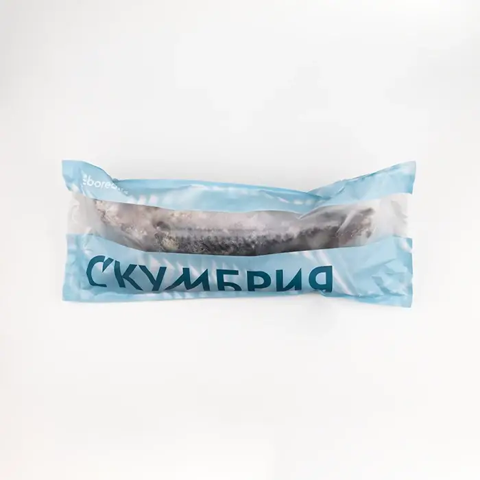 Скумбрия неразделанная свежемороженая Borealis, 5 %, 1 кг