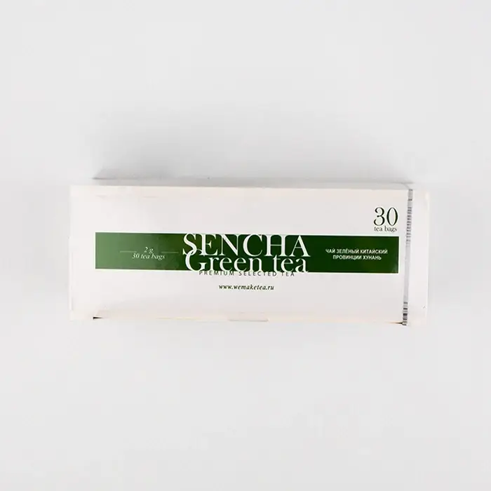 Чай зеленый Сенча Sencha Sigurd, 30 пакетиков по 2 г