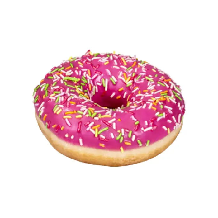 Донат с клубничной начинкой Stokson, 36 штук по 70 г