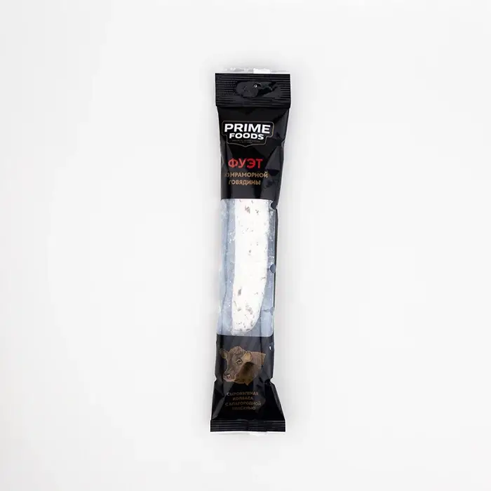 Колбаса сыровяленая Фуэт из мраморной говядины, PRIME FOODS, 110 г