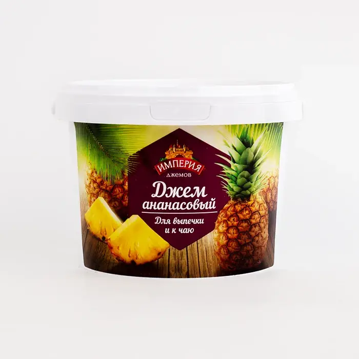 Джем с кусочками ананасовый «Империя джемов», 1 кг