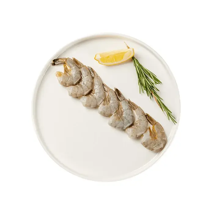 Креветки тигровые свежемороженые без головы 26/30, 1 кг