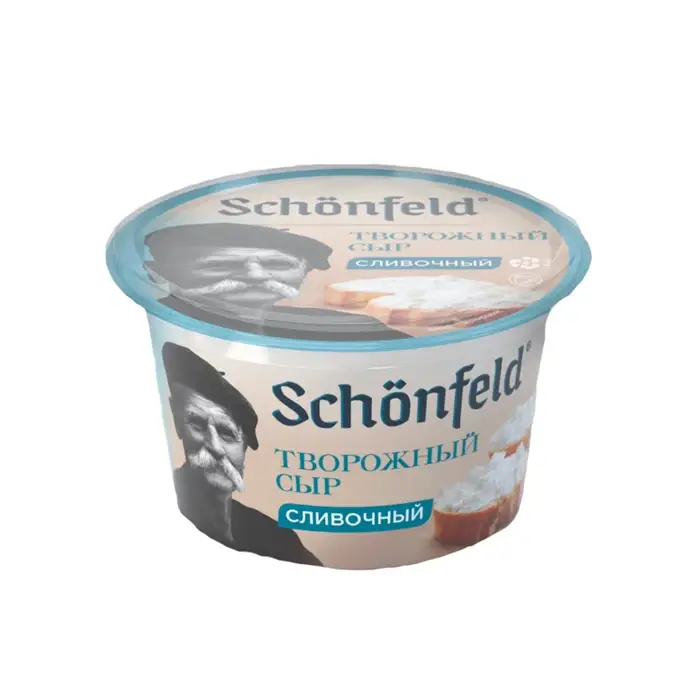Сыр творожный сливочный 65% Schоnfeld, 140 г