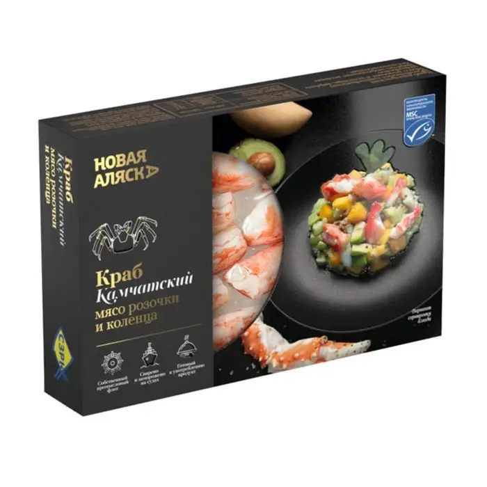 Мясо колена и розы Камчатский краб 200гр