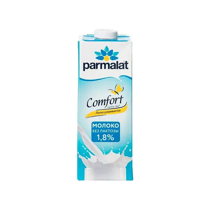 Молоко безлактозное 1,8% Parmalat, 1 л