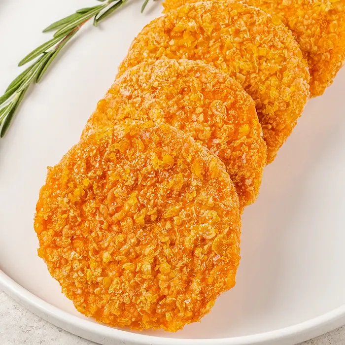 Куриная котлета для гамбургера в хрустящей кукурузной панировке Макси «Золотой петушок», 5 кг