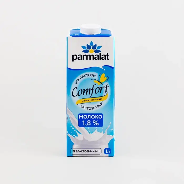 Молоко безлактозное 1,8% Parmalat, 1 л