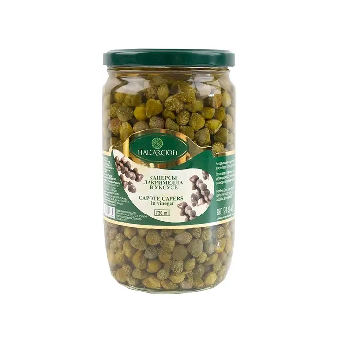 Каперсы Лакримелла без черенков в уксусе, 690 г