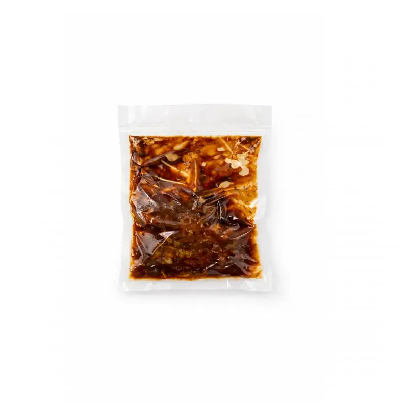 Голяшка из мраморной говядины в соусе спайси- барбекю охлажденная «Гастромастер», 1 кг