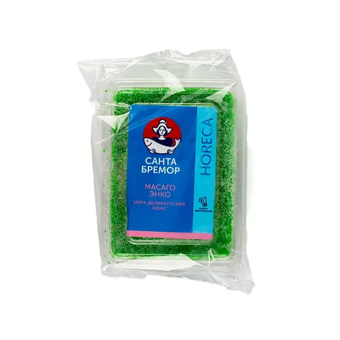 Икра деликатесная Люкс Масаго Энко зелёная, 500 г