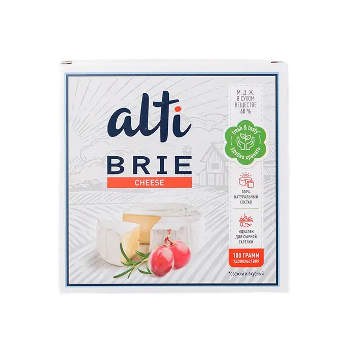 Сыр мягкий с белой благородной плесенью Бри 60% Alti, 100 г