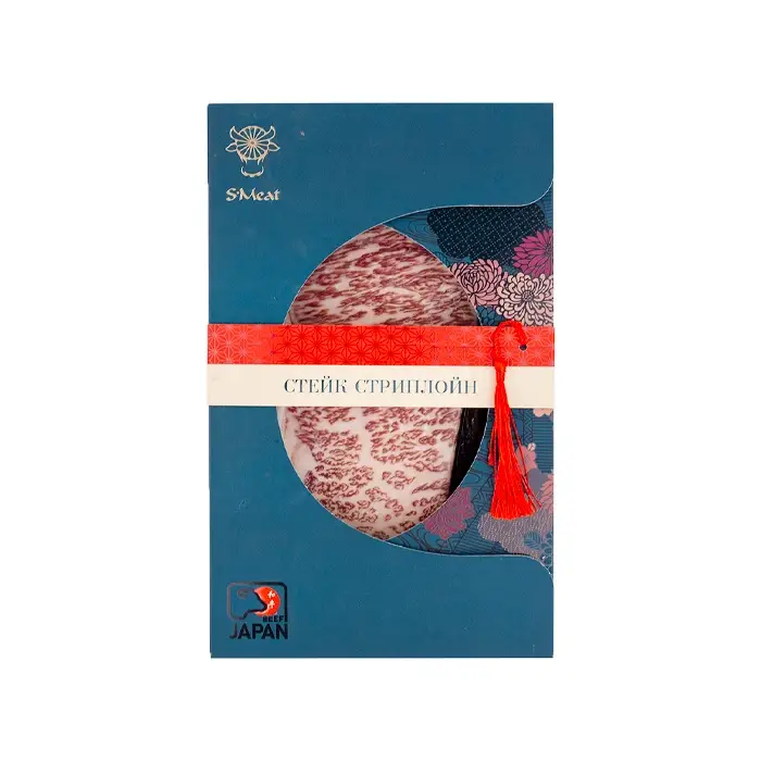 Говядина, стейк Стриплойн Wagyu A5, S MEAT, 300 г