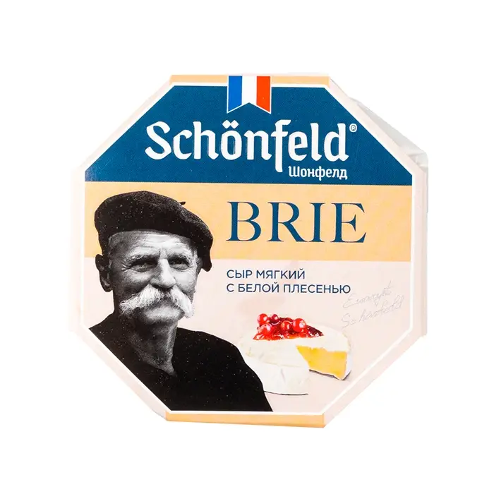 Сыр мягкий с белой плесенью Бри 45% Schonfeld, 125 г