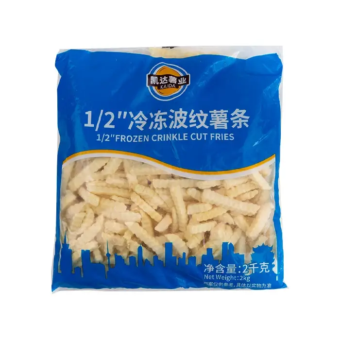 Картофель фри 12х12 мм, волнистый, "Beta Trade", 2 кг