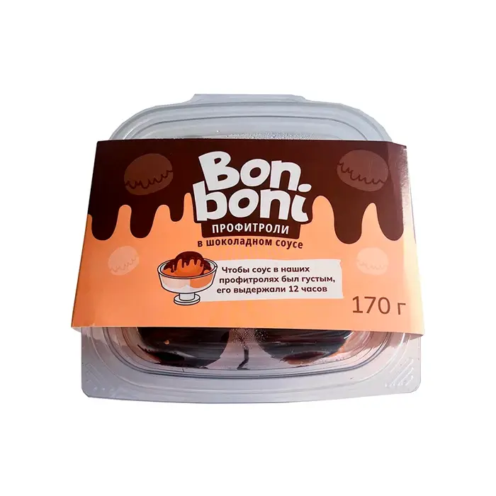 Профитроли ванильные в шоколадной заливке, 170 г