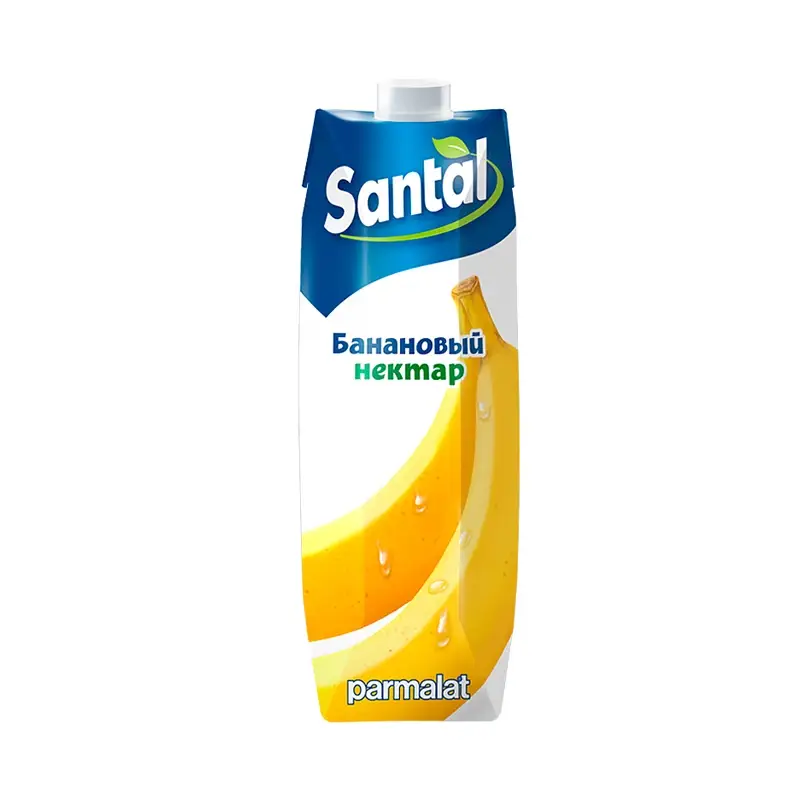 Нектар банановый для детского питания Santal, 1 л