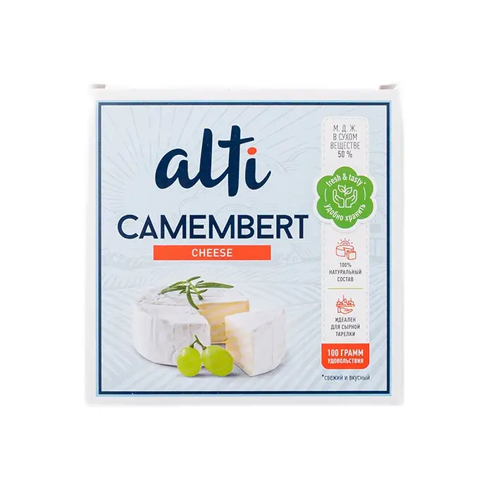 Сыр мягкий с белой благородной плесенью Камамбер Alti, 100 г